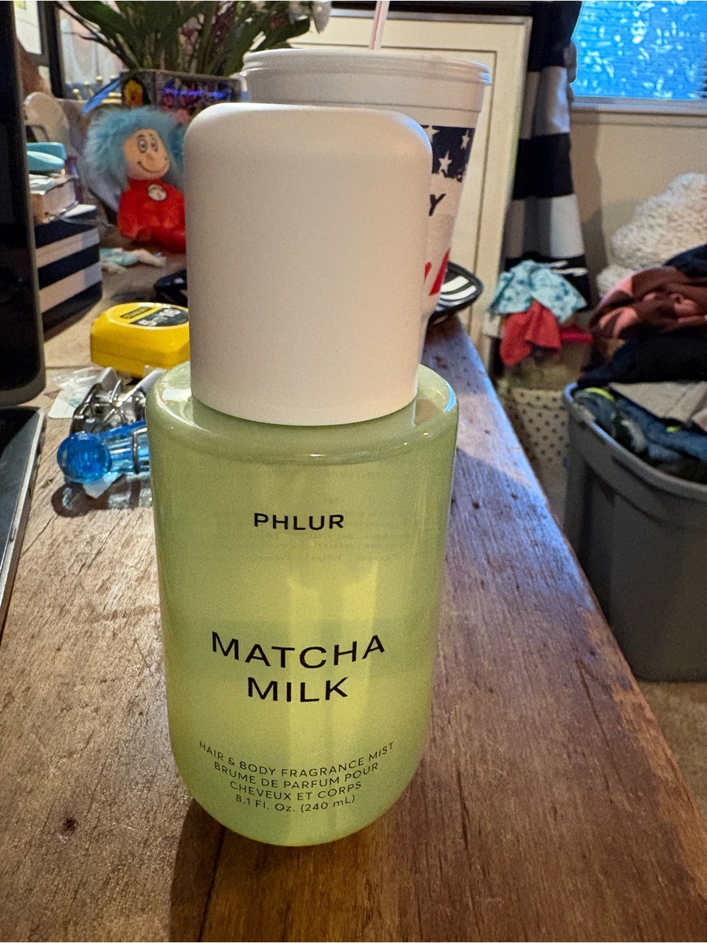 PHLUR Matcha Milk Hair & Body Fragrance Mist 8 Fl oz